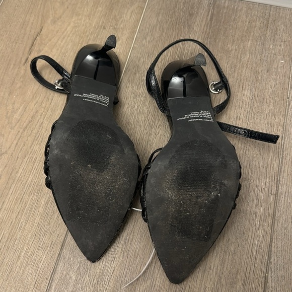 Steve Madden Black Wendy Pointed Toe Sandal - Size 8 - Picture 11 of 12